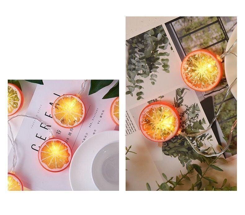 【Lightingeverthing】 Đèn Trang Trí Lát Chanh 2M 10 LED Lưới Sao Dây Chạy Bằng Pin Ánh Sáng Màu Đỏ Trang Trí Phòng Phong Cách Ins, Trang Trí Nhà Tiệc Giáng Sinh Đám Cưới LED Chuỗi