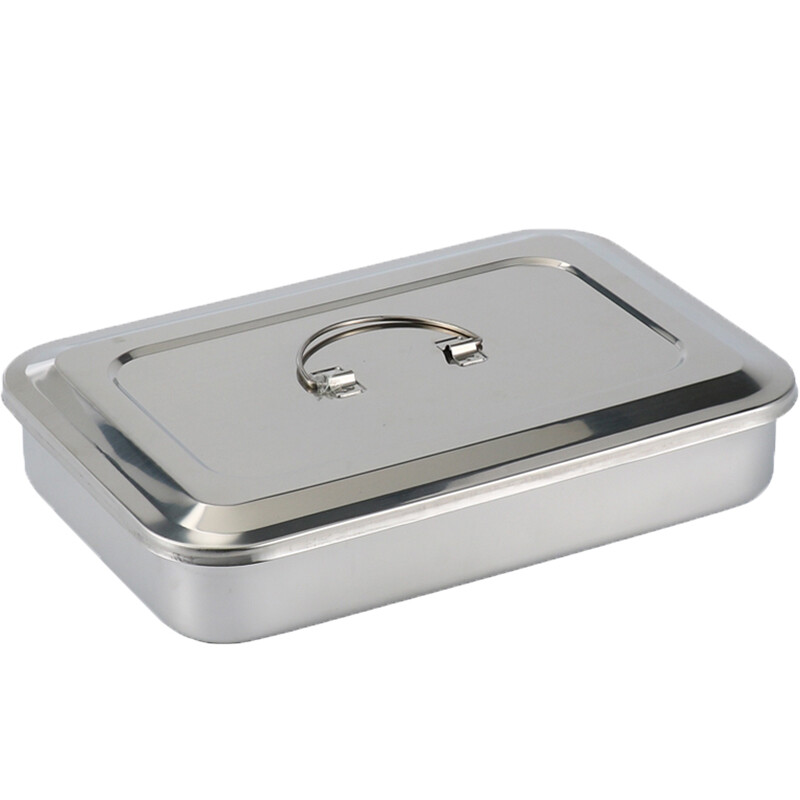 Box Tray Square Plate Cover Thick Stainless Steel  Case