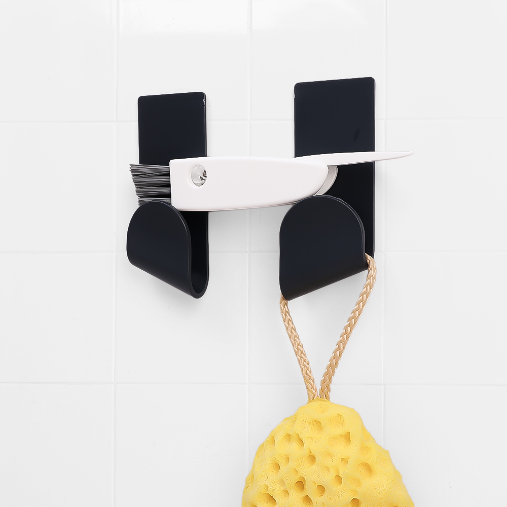 Wall-mounted Pot Lid Storage Rack Multifunctional Kitchen Organizers Tableware Holder Dishcloth Hook