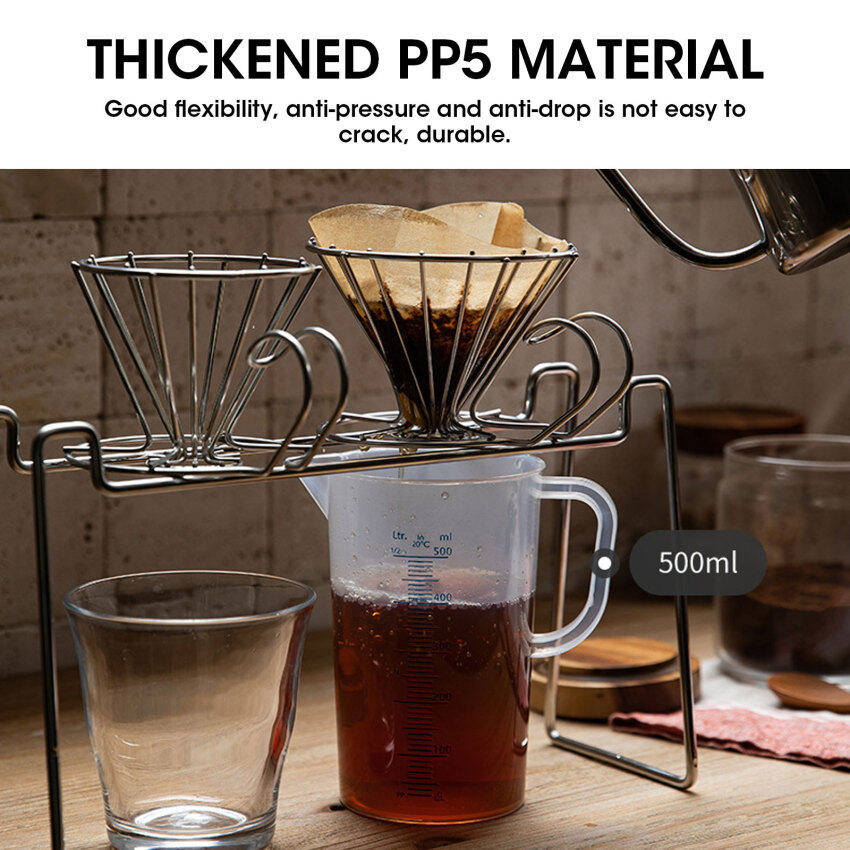 Nhựa tốt nghiệp cốc đo lường nhà bếp Baking lỏng biện pháp Jug cup container trong suốt đổ vòi Cốc Trộn công cụ
