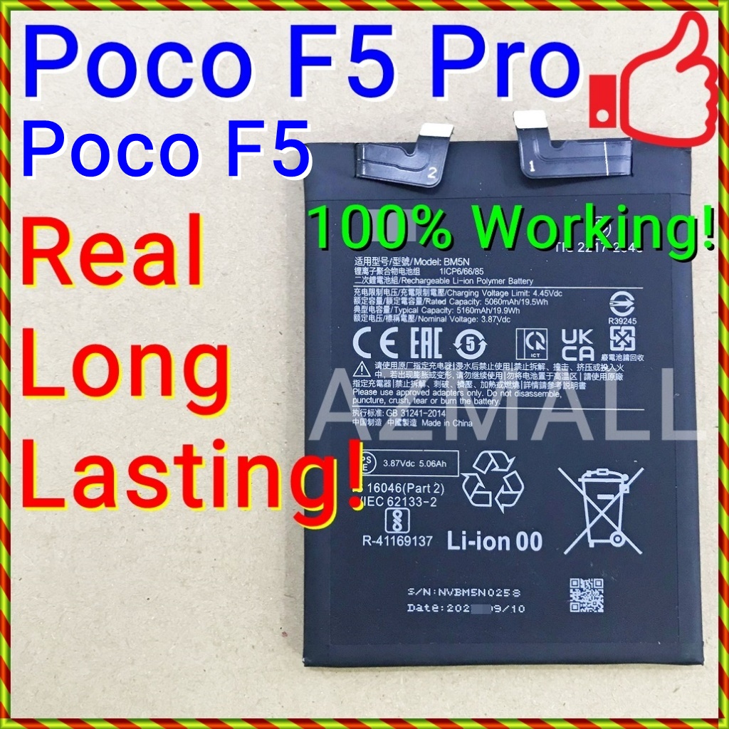 Batteria TY BETTERY Per Xiaomi Poco F5 Pro 5G - 5060 MAh, Ricambio Originale - Foto 10