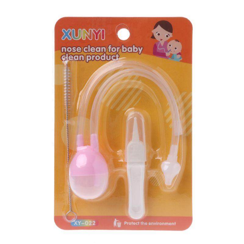 3pcs Baby Care Set Newborn Safety Nose Cleaner Kids Vacuum Suction Nasal Aspirator Set Infants Flu Protections Accessories