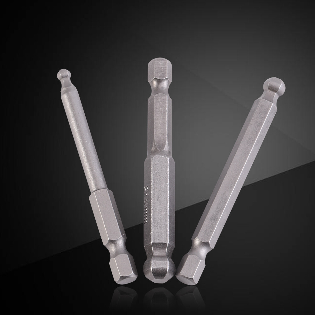 7Pcs Screwdriver Bits 1/4 Hex Shank Screwdriver Bits 7Pcs 2 / 2.5 / 3 / 4 / 5 / 6 / 8mm Magnetic Screwdriver Bits 65mm 1/4 Hex Shank