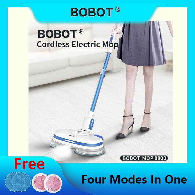 BOBOT CÂY LAU NHÀ 8800 Điện Không Dây Lau Sàn Càn Quét Và Tẩy Lông, Điện Phun Nước Lau Nhà Swivel Sweeper