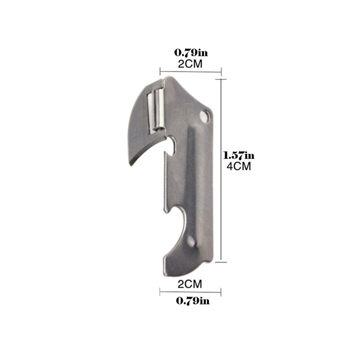 Giá Rẻ nhất Inox Đa năng Dụng Cụ Mở Đồ Hộp Dụng Cụ Mở Nắp Hộp Gấp Mini Dụng Cụ Mở
