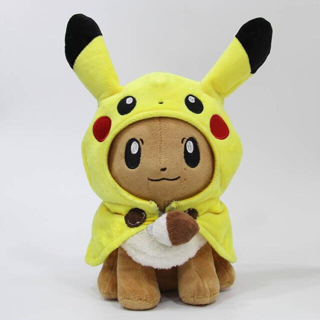 eevee and pikachu plush