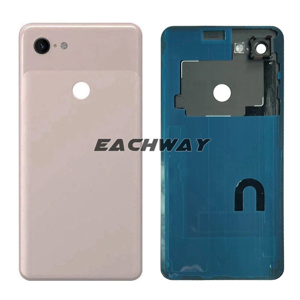 Back battery cover for google pixel 3 back cover glass door case rear 3xl housing for htc google pixel 3 xl battery cover glass