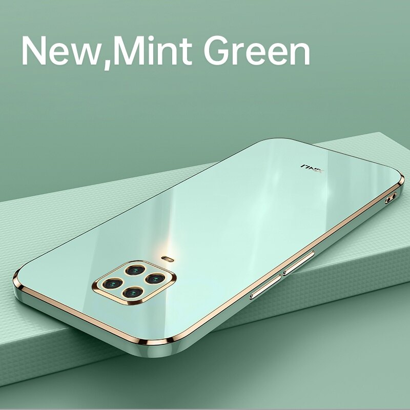 Xiaomi Redmi Note 9s Case Shockproof Soft Silicone Electroplating Back Cover Case Redmi Note9s Phone Casing