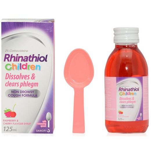 Rhinathiol Syrup 2% For Children 125ML with carbocisteine (Batuk Kahak) |  Lazada