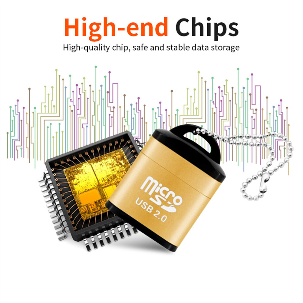 Usb Micro Sd/tf Card Reader Usb 2.0 Hi-speed Mini Usb Adapter Laptop Accessories