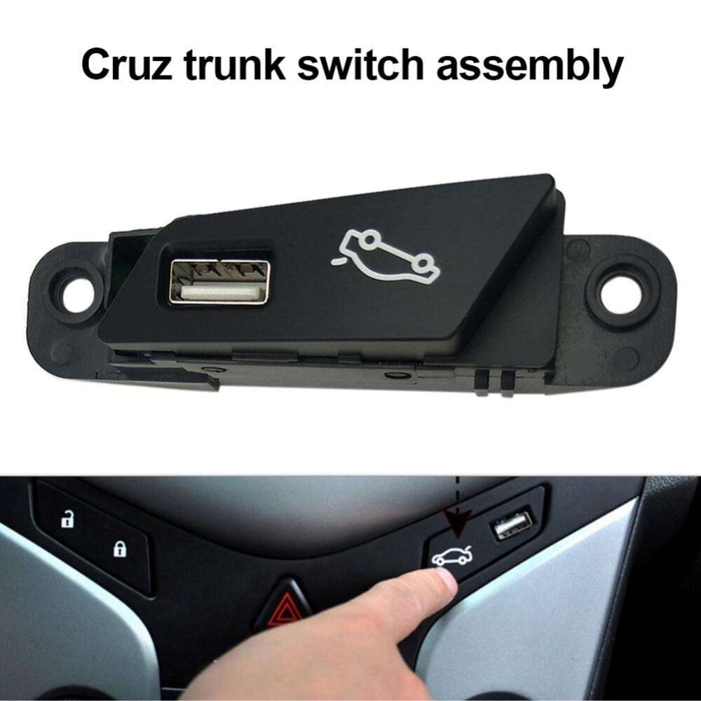 Cụm Công Tắc Nút Đóng/Mở Cốp Xe Có Cổng USB, Cho Chevy Cruze LHD