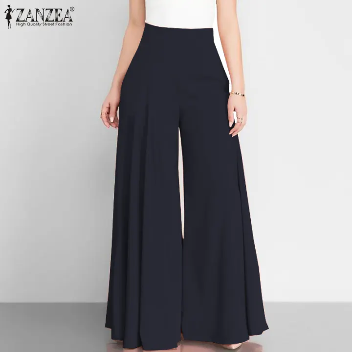 plus size high waisted palazzo pants