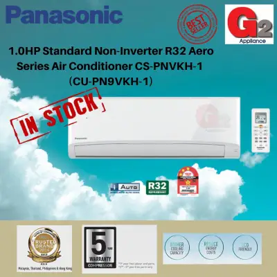 Panasonic 1.0hp Non-Inverter Air Conditioner - R32 CS-PN9WKH / CU-PN9WKH