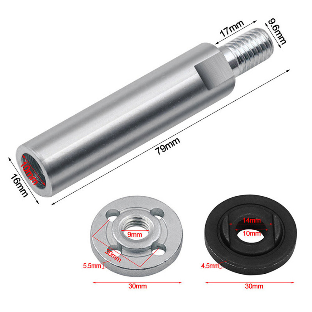 KKmoon Angle Grinder Bit Extension Shaft Connecting Extension Rod Pratical Angle Grinder Extension Connecting Rod