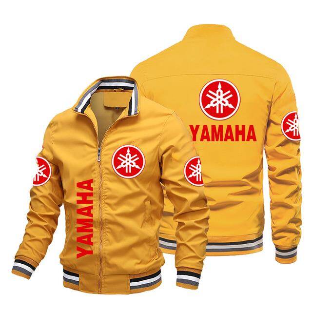 Yamaha Jacket For Men Motorcycle Racing Biker Jacket Men Women Fashion Loose Zipper Jacket Oversized Yamaha Men's Clothing S-5XL