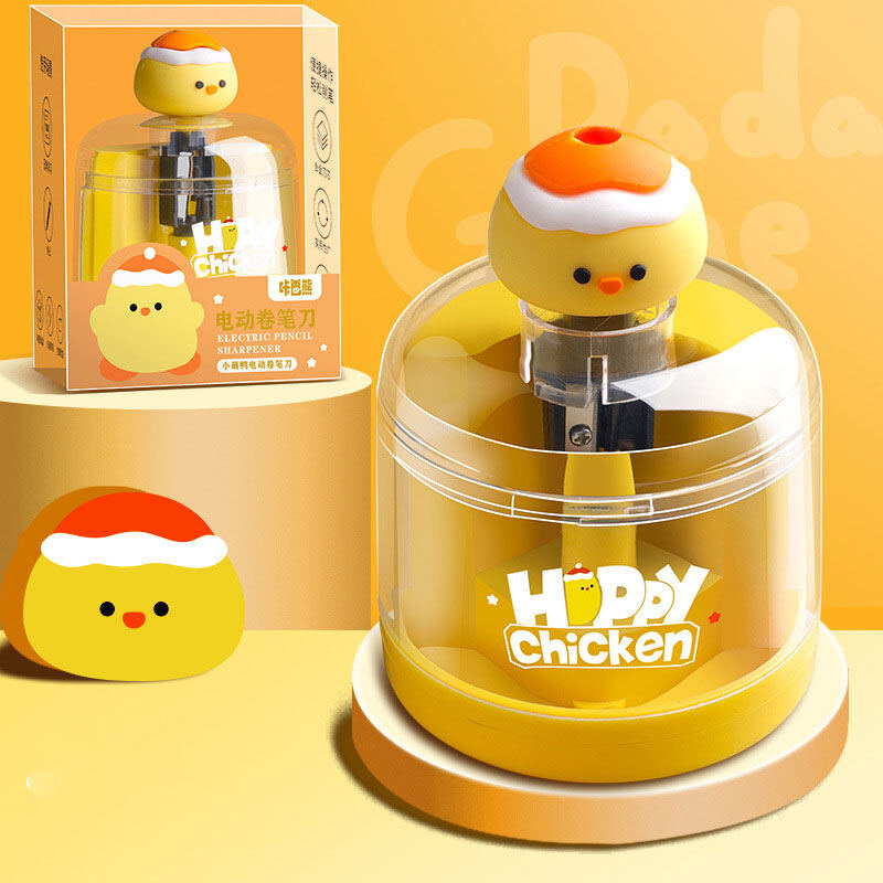KS pencil sharpener bear shape cute automatic sharpener electric pencil cutter for children elementary school students fully automatic