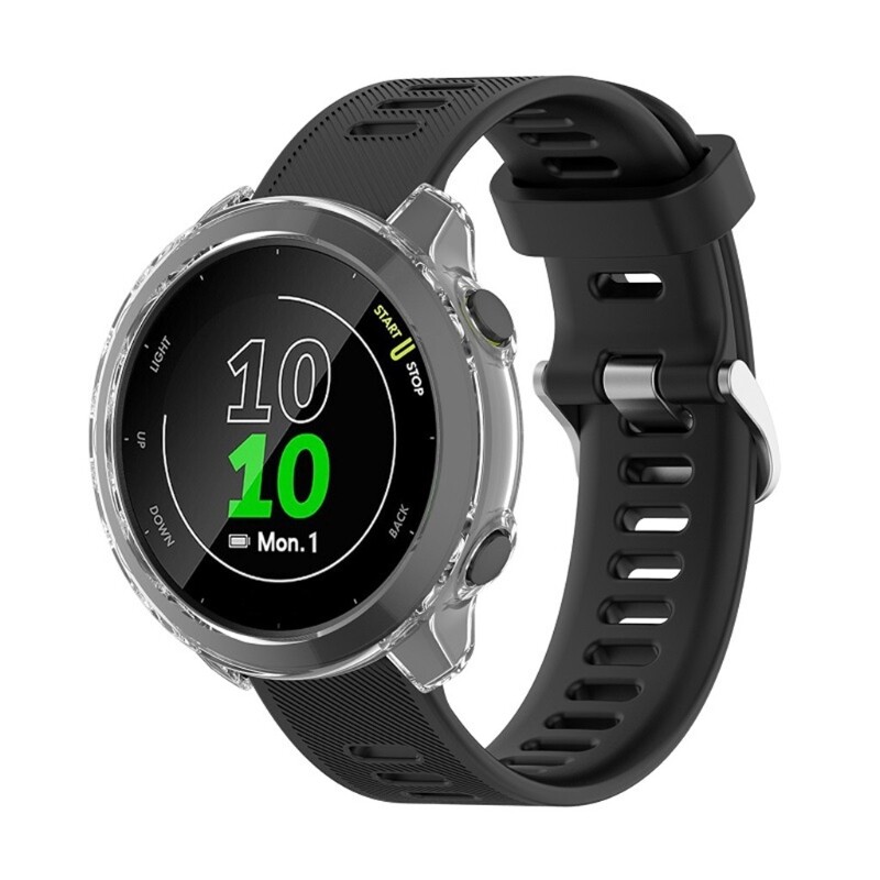 Ốp Bảo Vệ Cho Garmin ~ Forerunner 55 Vỏ Đồng Hồ Cho Garmin ~ Forerunner 158 Ốp Bảo Vệ Ốp Chống Sốc TPU Mềm Thông Minh Wat