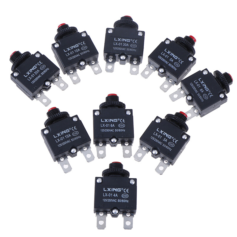 🔥🔥🔥Blowing Circuit Breaker Overload Protector Switch Fuse 3A 4A 5A 6A 8A 10A 15A 20A 30A