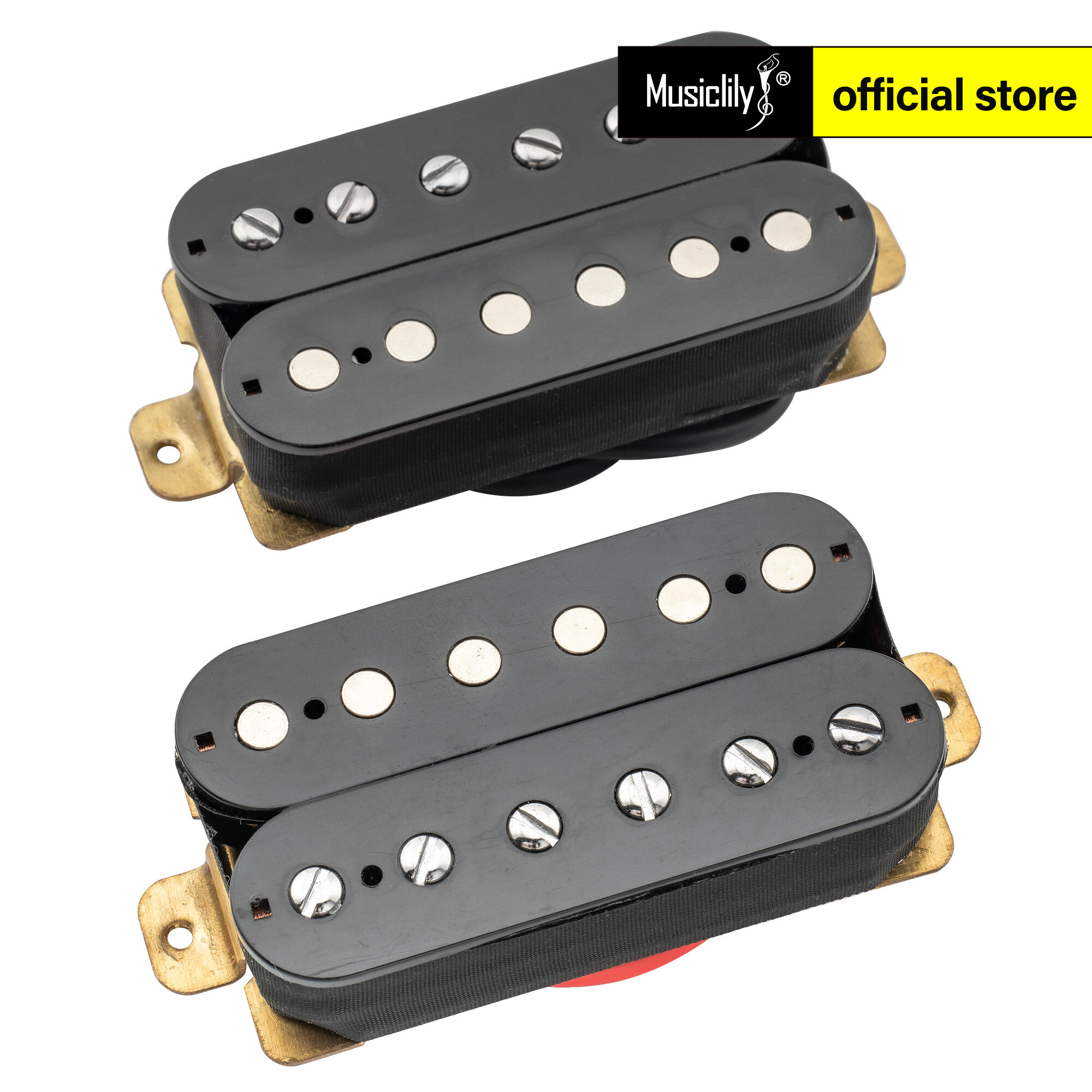 FLEOR Black Alnico 5 Bridge Humbucker Pickup Per Italia - Foto 3