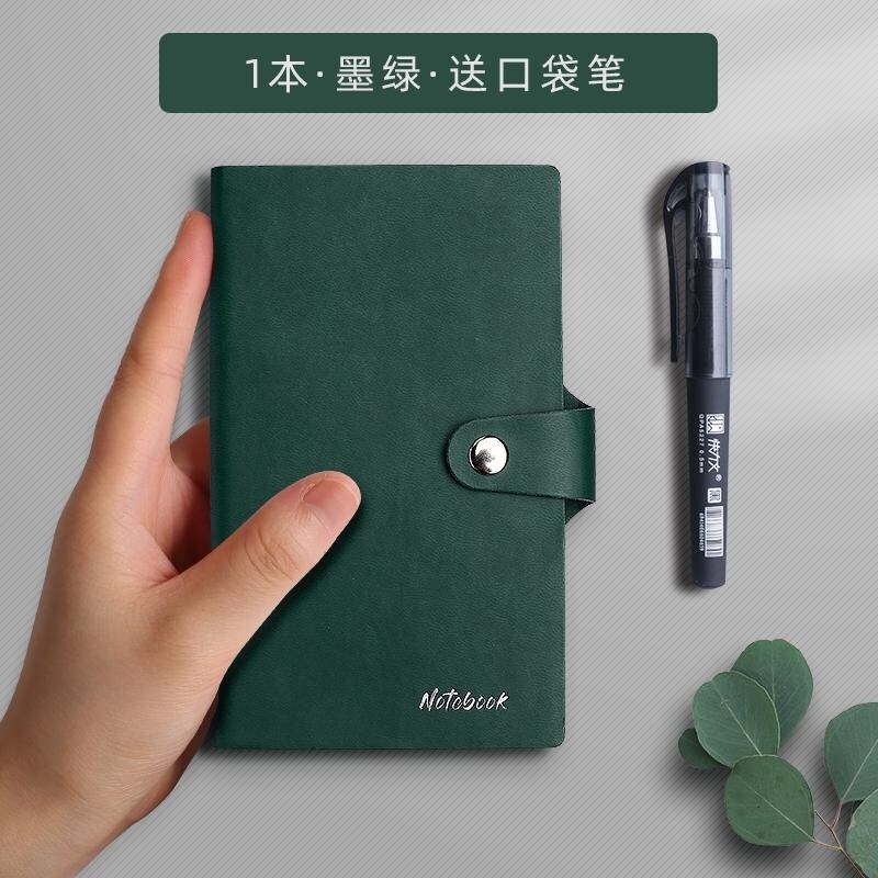 【hot】 Small A7 Small Notebook A6 Portable Portable Note Book with Pen Pocket Note Record Small