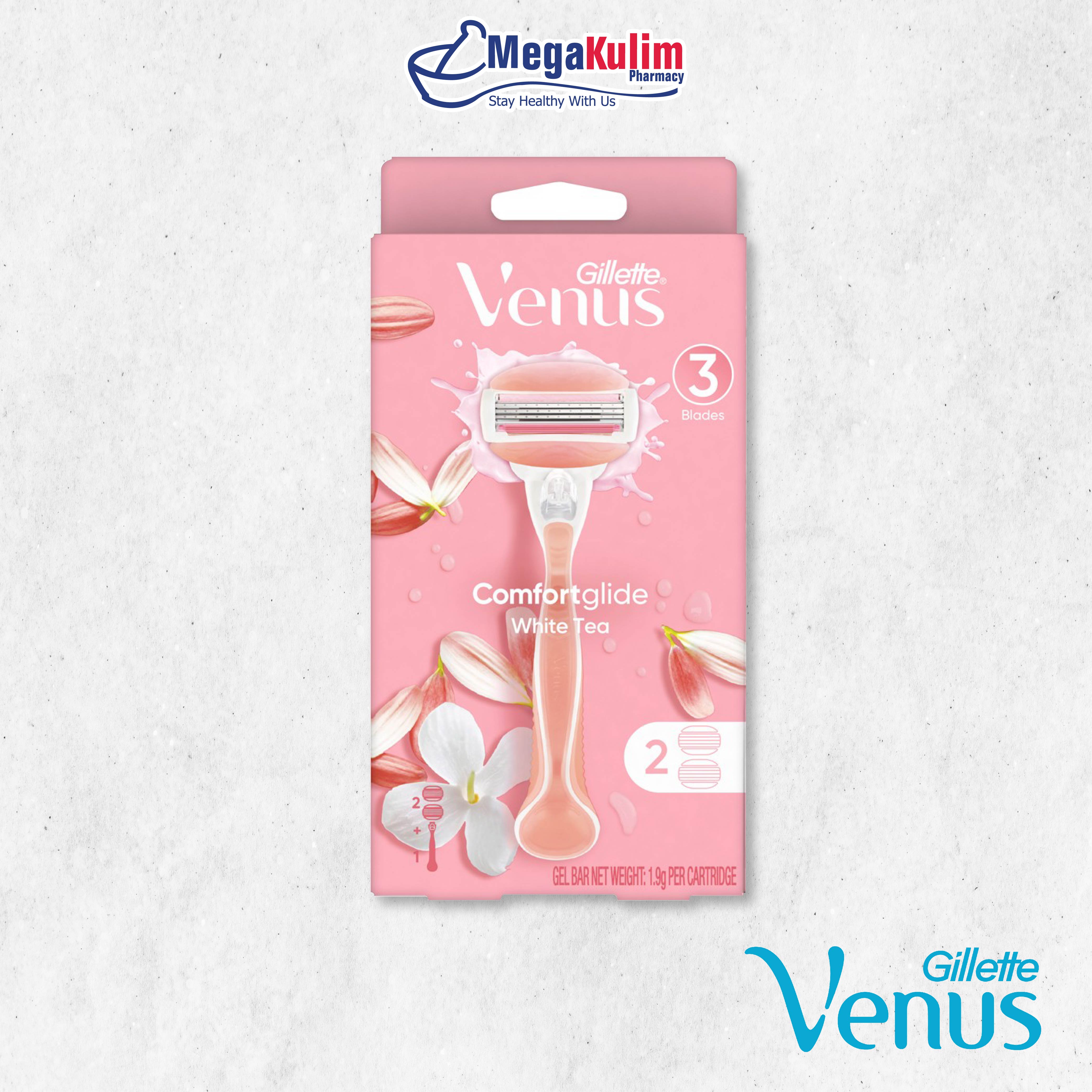 Gillette Venus Comfortglide White Tea Razor 1pcs Lazada