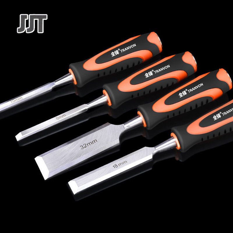 JJT [Miễn Phí Vận Chuyển]Đầu phẳng Đục gỗ cái Đục gỗ Trọn bộ dụng cụ nghề mộc của Đục dẹt đục