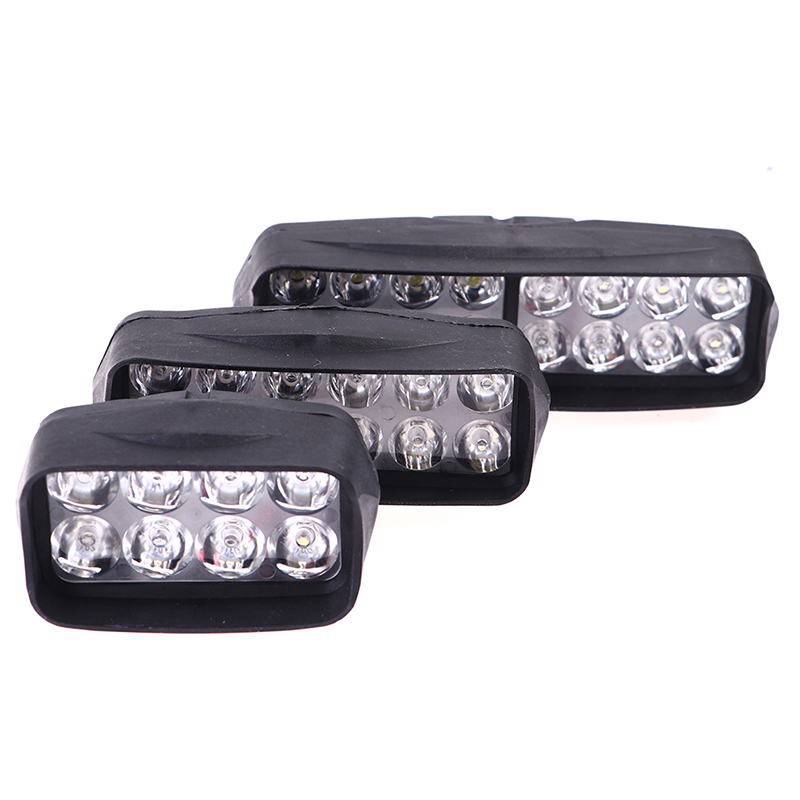 Biรอบ8/12/16LED 12V ไฟหน้ารถ,12V ไฟหน้ารถมอเตอร์ไซด์ LED 6000-6500K ไฟส ...