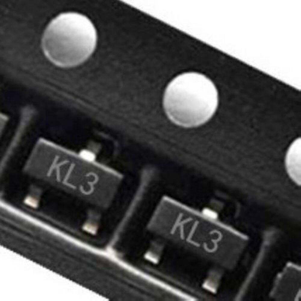 100ชิ้น0.2A KL3 BAT54C 30V SOT-23ไดโอด Schottky Barrier Diodes SMD ...