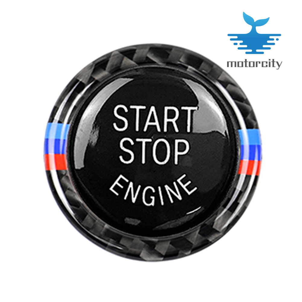 Engine start stop button replace cover + trim ring for bmw e90 e92 e93 320i
