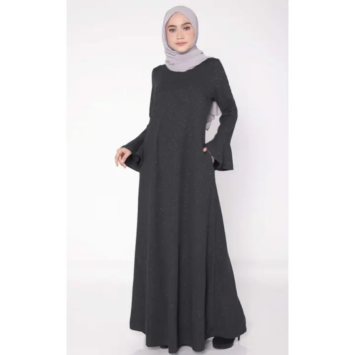 dress glitter muslimah