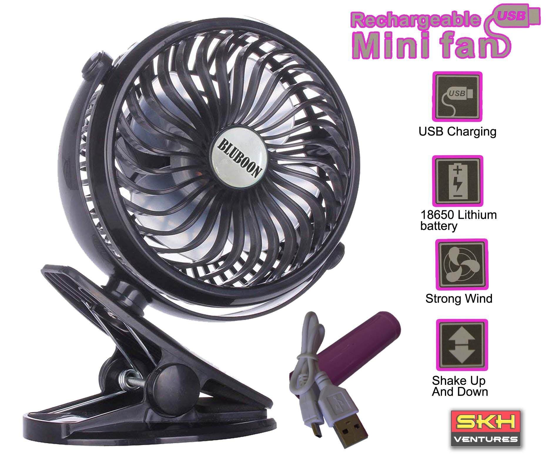 Latest Branded Fans With Best In Malaysia Mini Rechargeable Baby Stroller Angle Adjusment Fan