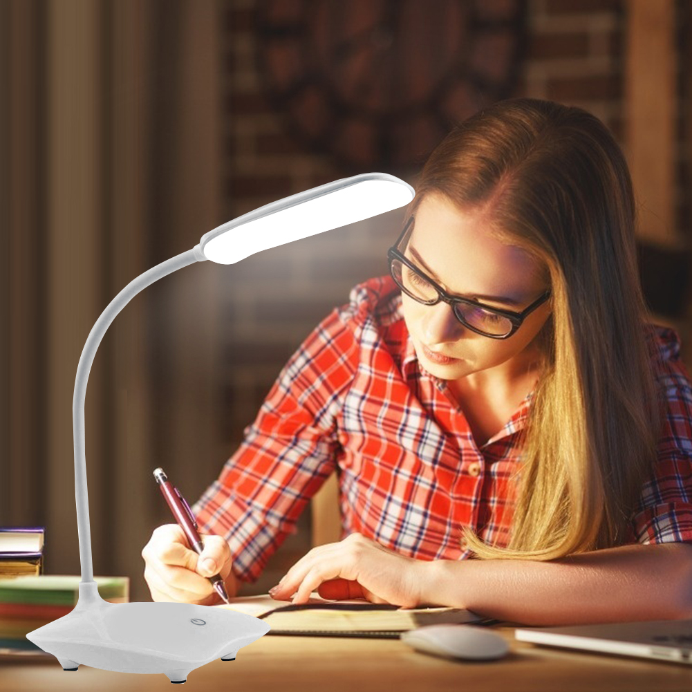 【Winnereco】Đèn Bàn LED 3 Chế Độ Kẹp Cảm Ứng Đèn Ngủ Có Thể Điều Chỉnh Độ Sáng USB Bảo Vệ Mắt (Hàng Có Sẵn)