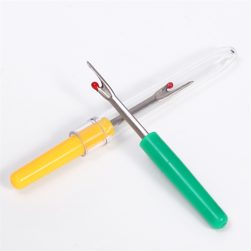 2/4 cái dụng cụ cắt may đường may có nắp đậy dụng cụ may mặc dụng cụ tháo chỉ khâu thêu chữ thập