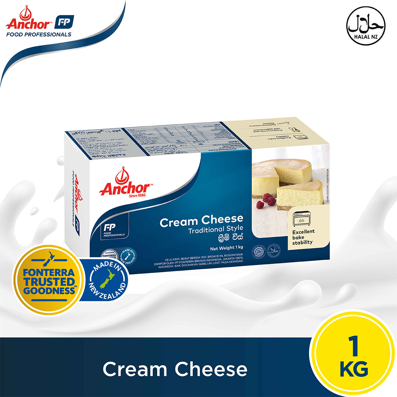ANCHOR CREAM CHEESE 1KG Lazada