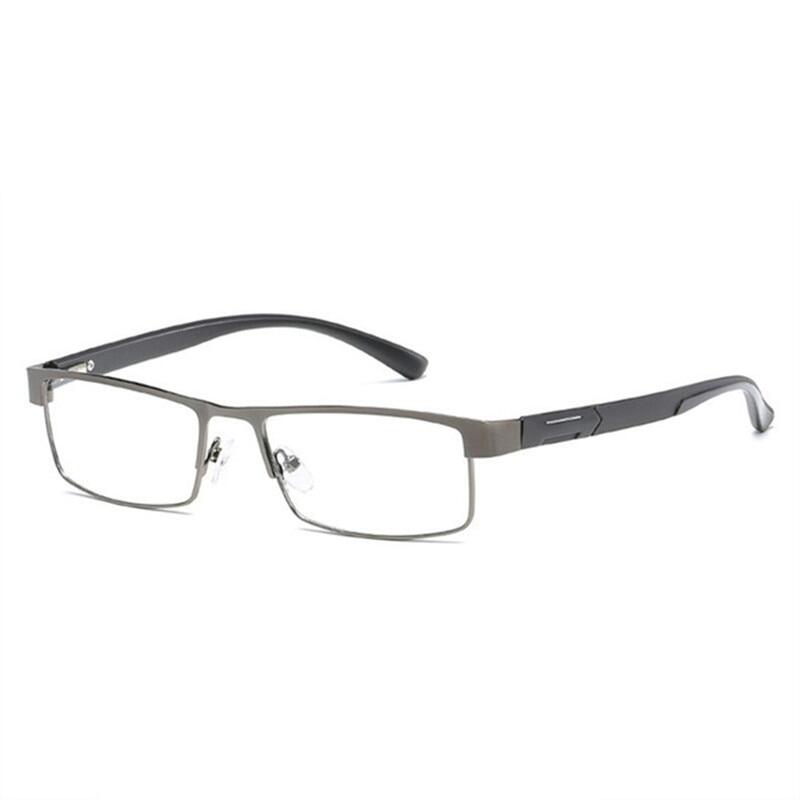 Kính Đọc Sách Hợp Kim Titan, Kính Mắt Nam Cận Thị Bản Lề Mùa Xuân Phong Cách Công Sở Tròng Kính 12 Lớp Chất Lượng Cao Với Lớp + 1.0 1.5 2.0 2.5 3.0 3.5 4.0