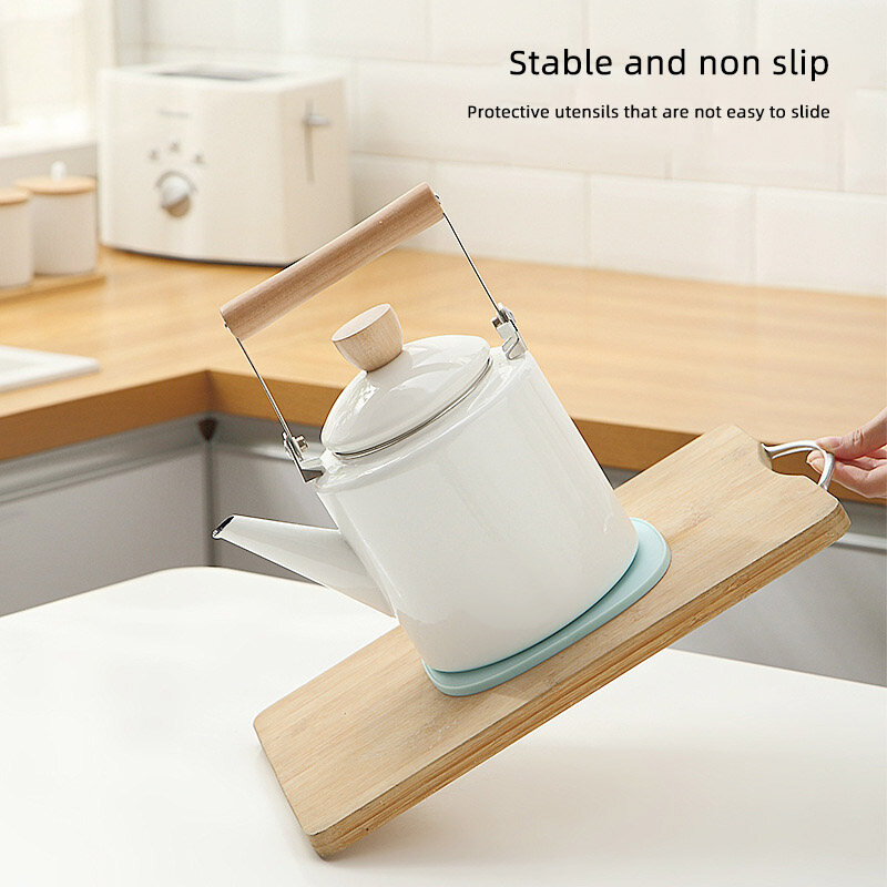 Houseeker Creative Insulation Pad Kitchen Accessories Non-slip Coffee Tea Cup Coaster Silicone Placemat Table Decorations