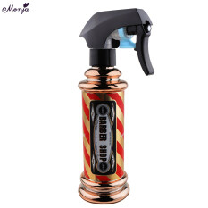 Bình xịt 150ml họa tiết sọc, dùng đựng dung dịch làm tóc và tạo kiểu tóc, màu hồng và vàng, phù hợp cho thợ cắt tóc – INTL