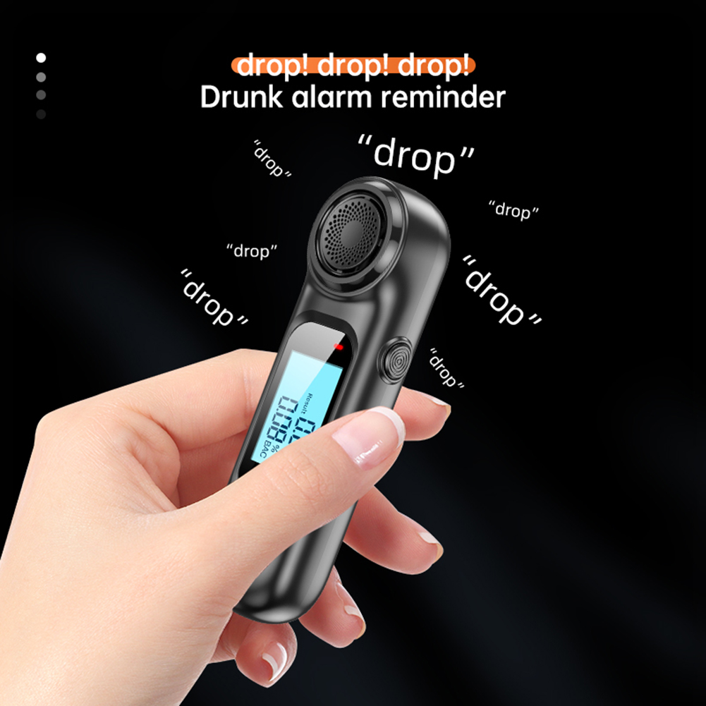 Professional Digital Breath Tester Non-contact Portable Alcohol Detector