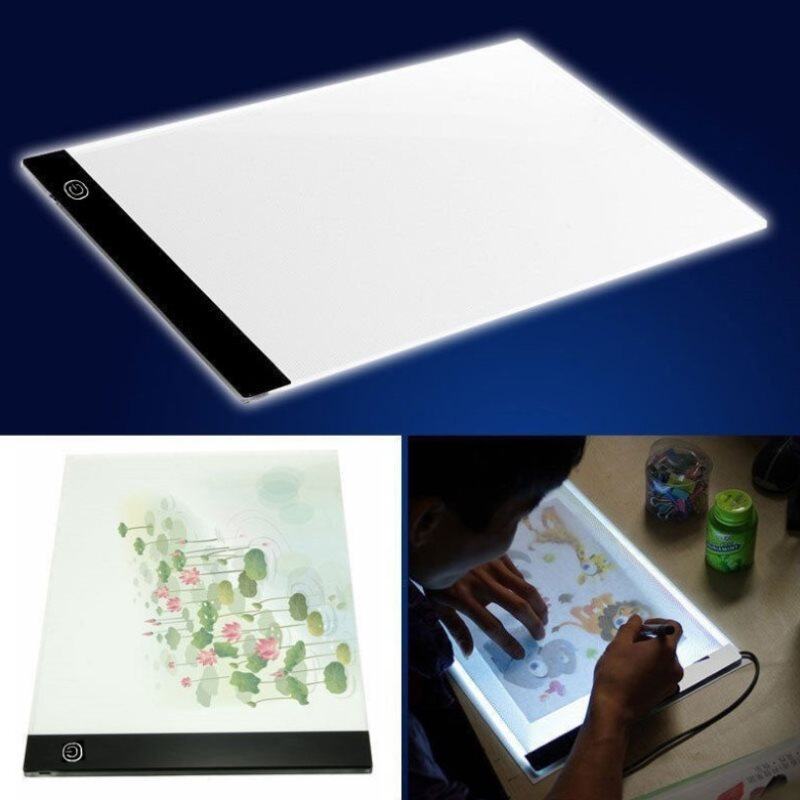 UNI 🔥Ready Stock Diamond Painting Embroidery Tools LED Light Pad Dimmable Light Board Full Drill