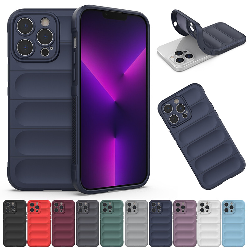 For Apple IPhone 14/ IPhone 14 Pro/ IPhone 14 Pro Max/ iPhone 14 Plus Case Silicone Soft Case Back Cover Shockproof Armor Phone Casing