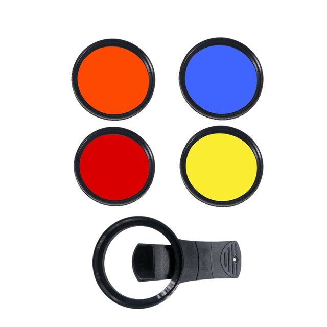 52MM Phone Lens Filter Circular Universal Portable Camera Lens CPL UV Color Filter for iPhone Mobile Phone Smartphone