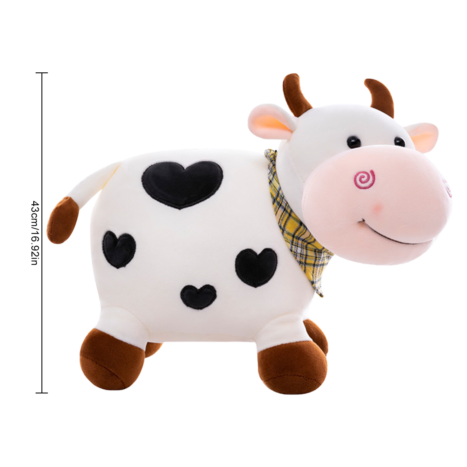 marron cream plush