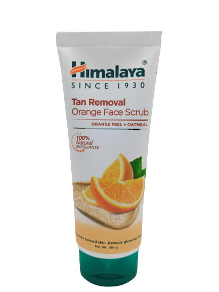 himalaya tan removal orange face scrub 100g