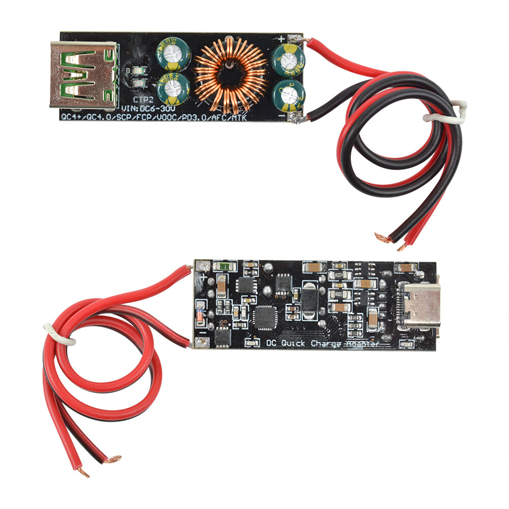 Qc4.0 qc3.0 mobile phone fast charging board charge 6-35v step down buck module