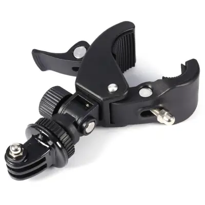 360° Rotatable Bike Bicycle Handlebar Clip On Clamp Mount For GoPro Camera