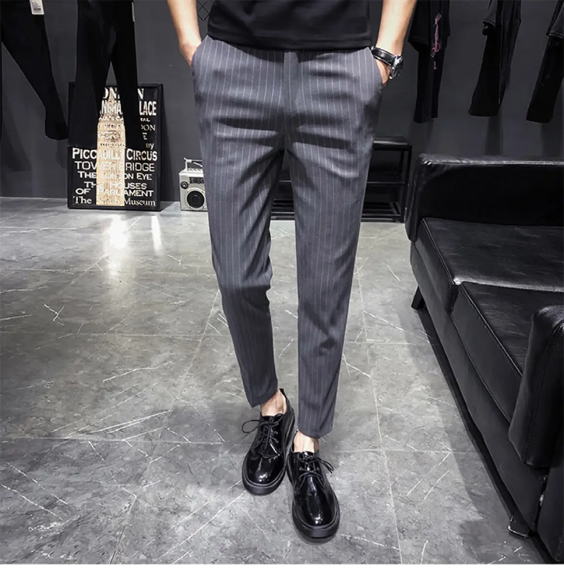 ankle length formal pants