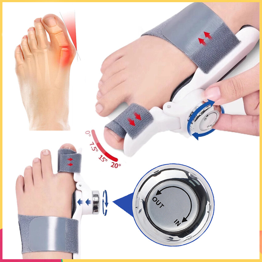 Big Toe Bunion Corrector Toe Seperator Straightener Splint Adjustable ...