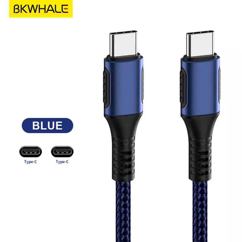 BKWHALE 60W Type C TO Type C Charge Cable 3A Fast charging USB C Data Cable