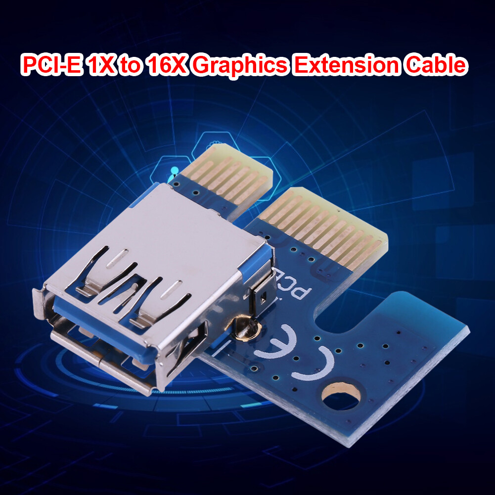 PCIe X1 Adapter PCI E 1X to USB 3.0 Female for PCI Express Riser Mining