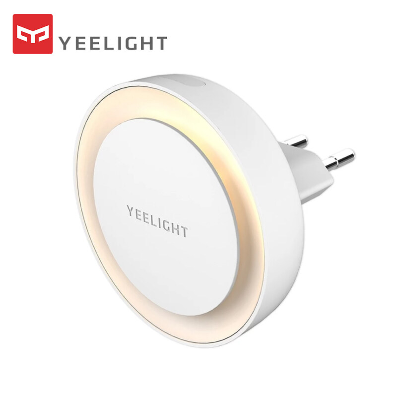 Đèn LED Cắm Vào Ban Đêm Xiaomi Yeelight, Đèn Ngủ Tự Động Cảm Biến Ánh Sáng Nhạy Cảm, Tiết Kiệm Năng Lượng, Ánh Sáng Trắng Ấm Cho Phòng Khách, Phòng Ngủ, Phòng Trẻ Em, Cầu Thang Hành Lang, YLYD10YL